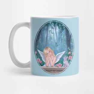 Little Miracles Angel & Kitten Mug